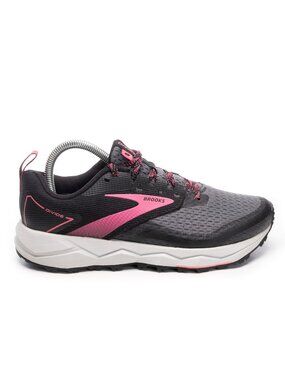 BROOKS Divide 2 black grey pink trail running shoes size 8